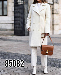 85082 Пальто женское КРЕМ Дубай, кг